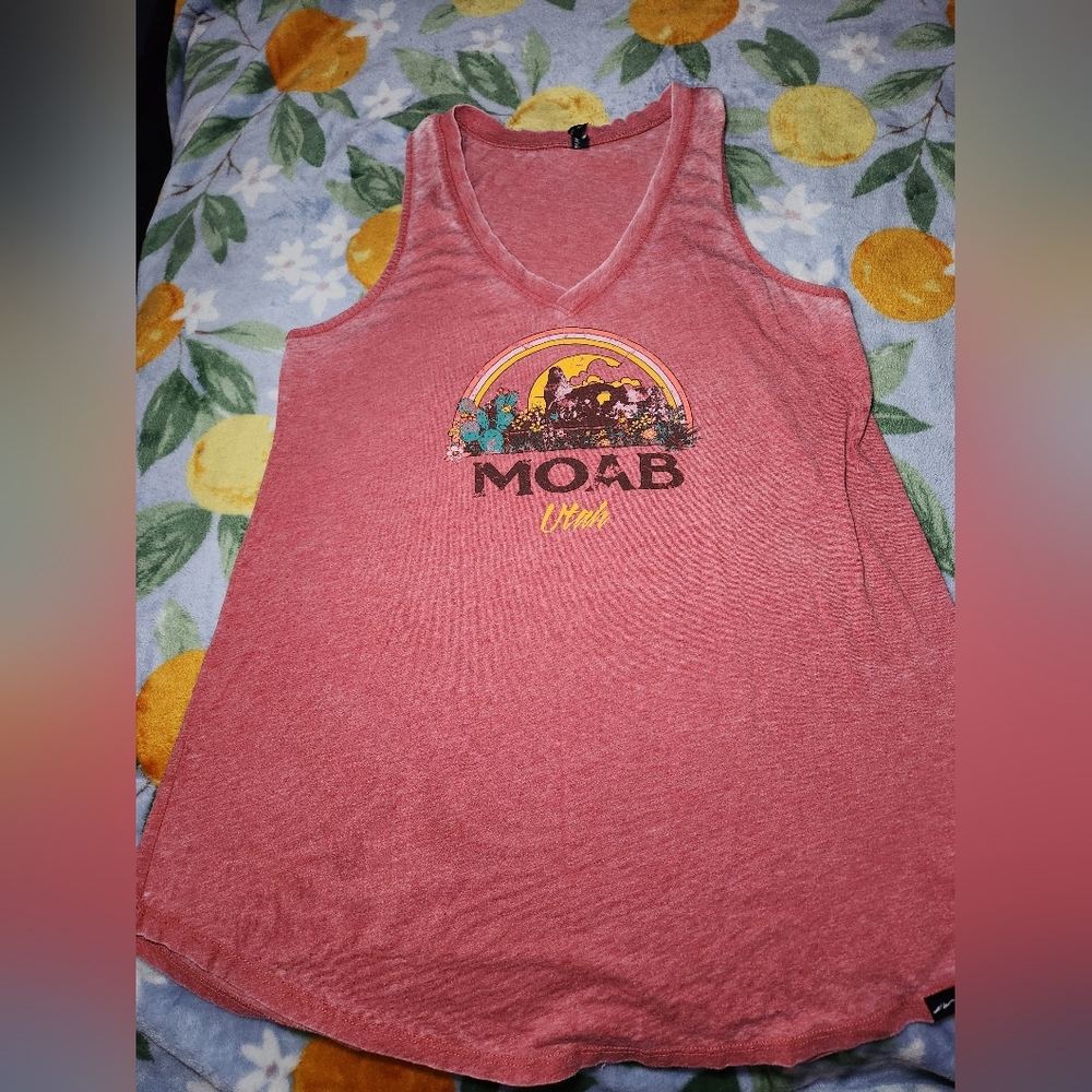 Techstyles Moab Graphic Tank Top Size XL